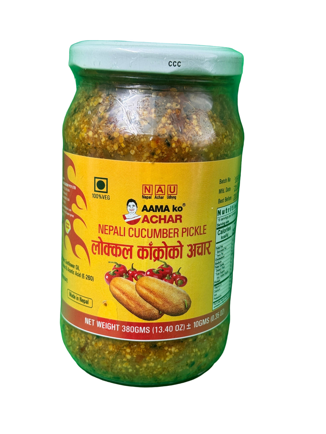 Aama local Cucumber Pickle 380g