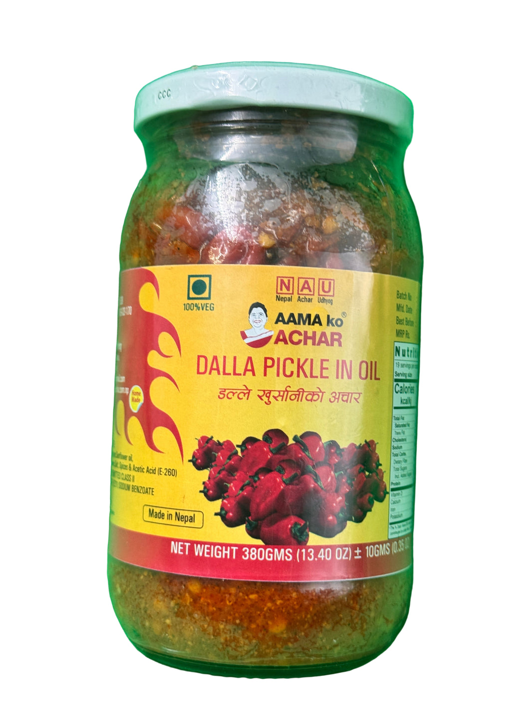 Aama Dalle Pickle Oil 380g