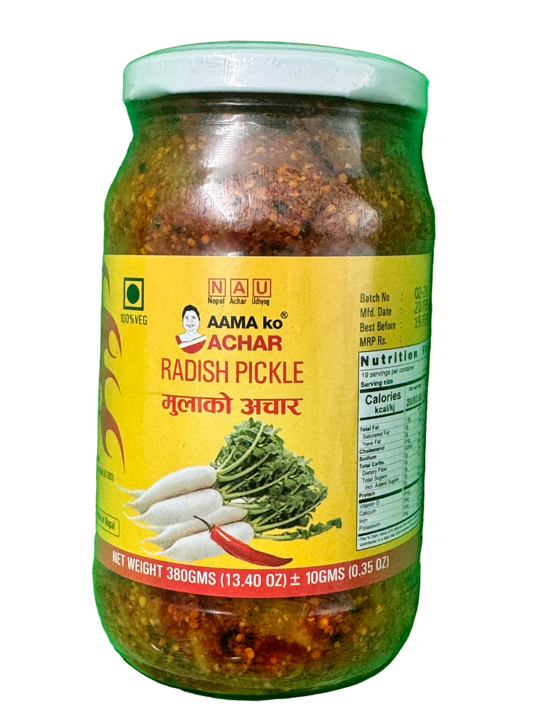Aama Radish Pickle 380g