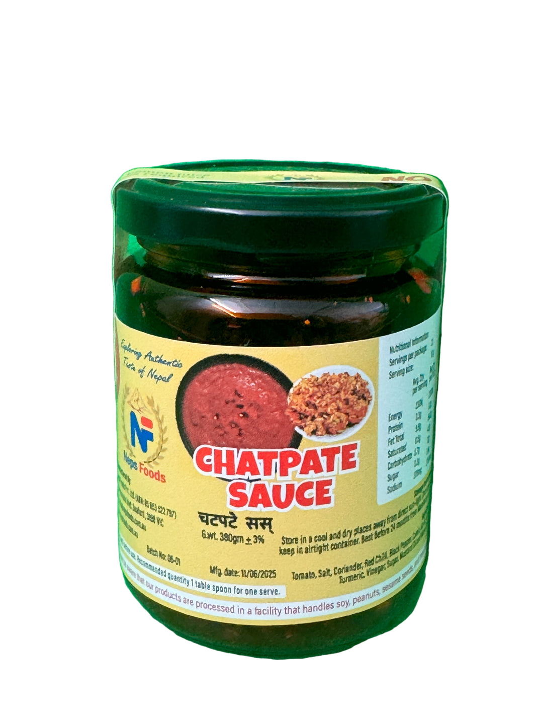 Neps Chatpate Sauce 380g