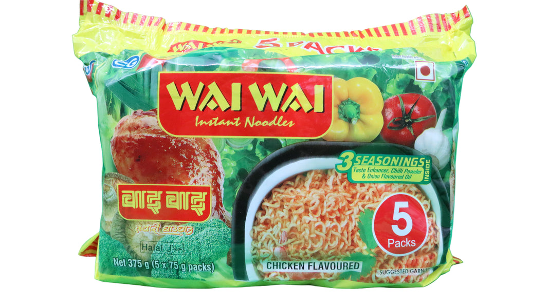 Wai Wai Veg 375g 5 pack