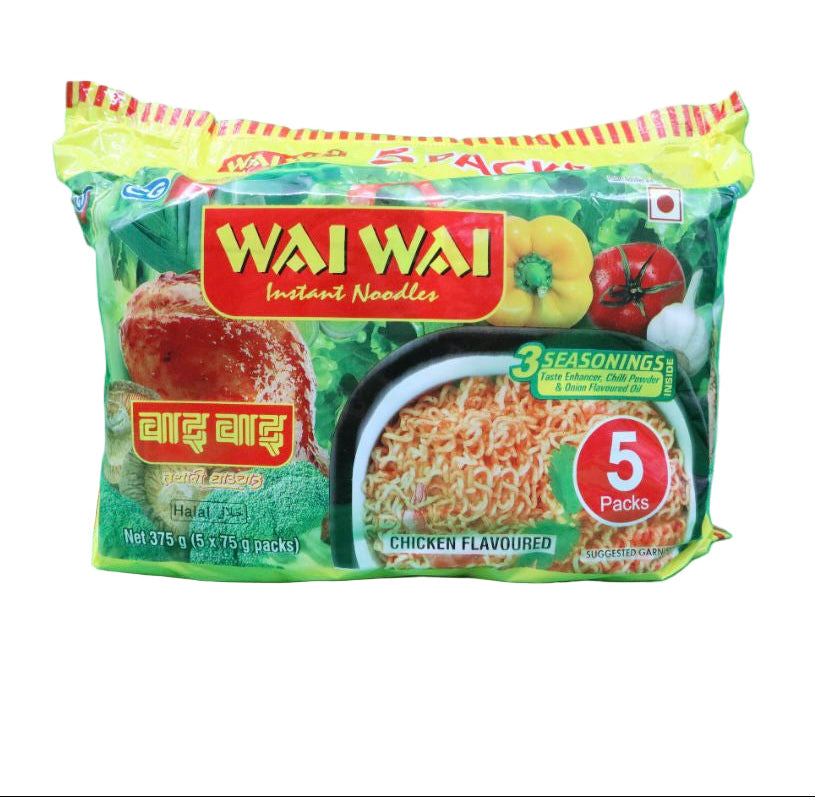 Wai Wai Chicken 375g (5 pack)