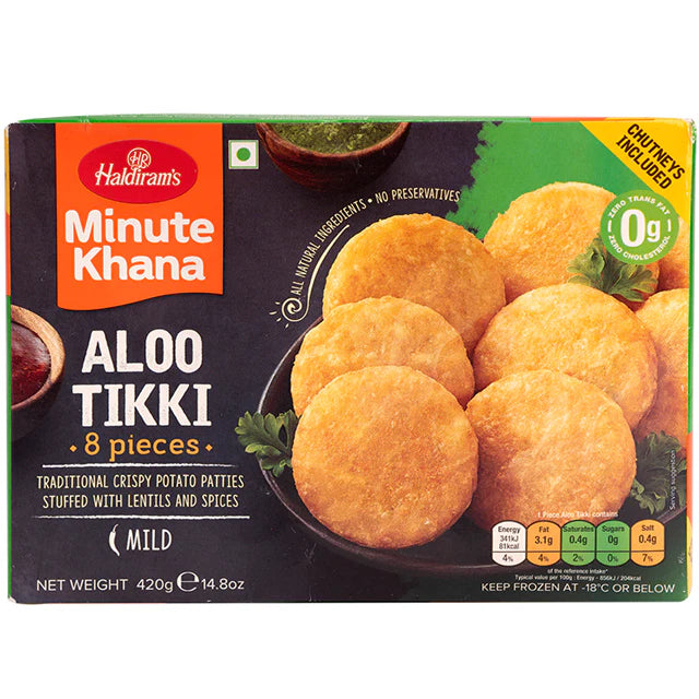 Haldiram's Aloo Tikki 8pcs