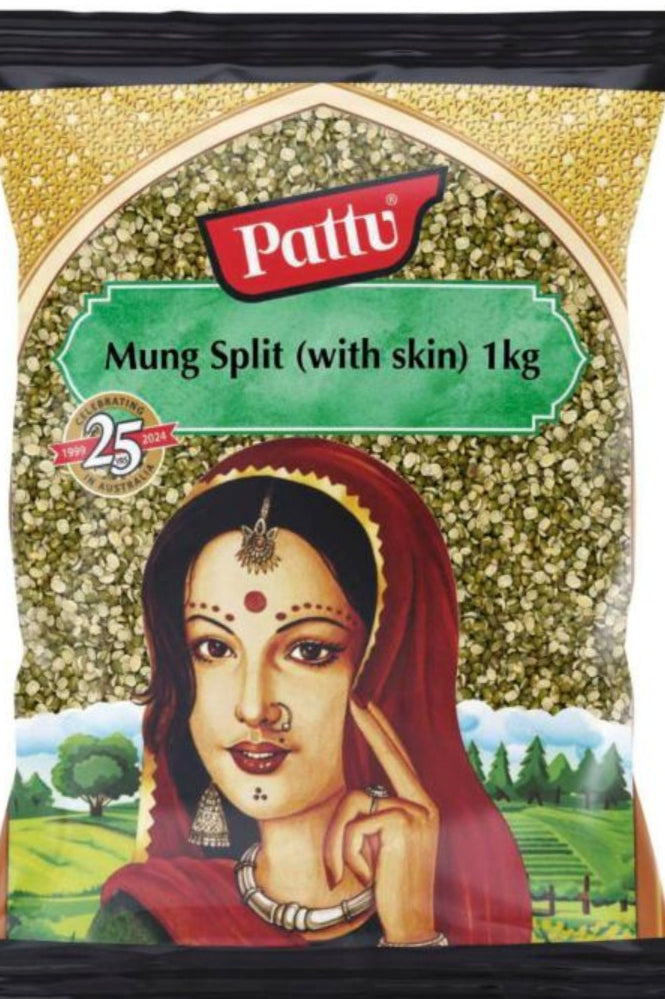 PATTU MUNG SPLIT (WITH SKIN) 1KG