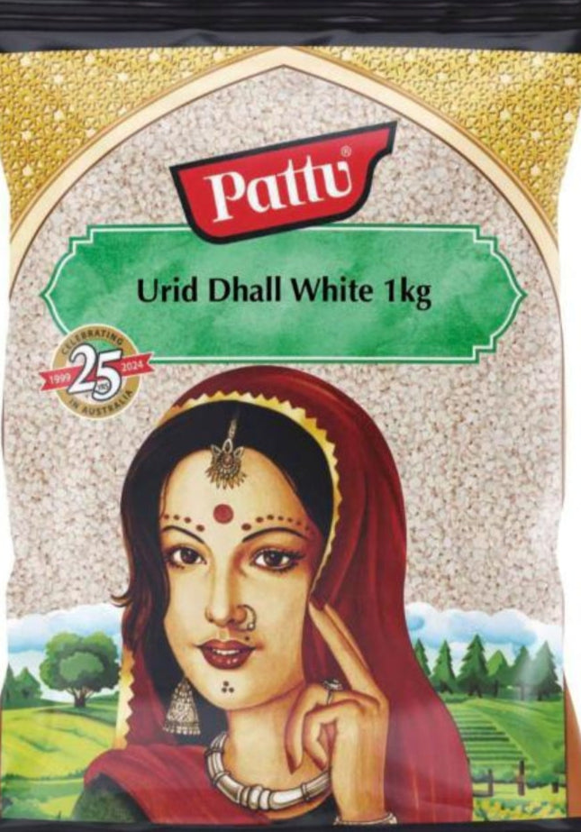PATTU URID WHOLE WHITE 1KG